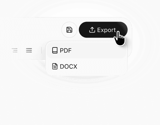 Document export workflow